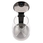 УЦЕНКА Чайник электрический LuazON LSK-1802, стекло, 1.8 л, 1500 Вт, подсветка, чёрно-синий - Фото 4