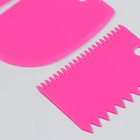 Инструменты для моделирования и придания формы шпатель пластик набор 3 шт 11,5х8 см, МИКС - Фото 3