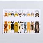 Коврик под миску «Пижон» 43×28 см «Котики в ожидании» - Фото 4