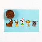 Коврик под миску "Пижон" 43 х 28 см "Пятеро" - Фото 2