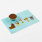 Коврик под миску "Пижон" 43 х 28 см "Пятеро" - Фото 3