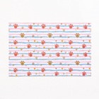 Коврик под миску "Пижон" 43 х 28 см "Следы" - Фото 4