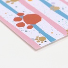 Коврик под миску "Пижон" 43 х 28 см "Следы" - Фото 5