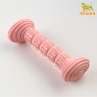 Игрушка для собак "Палка", TPR, массажная, 14,2 х 5,2 см, розовая - фото 6696079