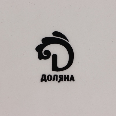 Блюдо сервировочное Доляна «Зайка», 26×19.5×10.5 см, доломит, розовый