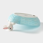 Блюдо сервировочное Доляна «Зайка», 26×19.5×10.5 см, доломит, голубой - Фото 6