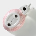 Конфетница Доляна «Зайка», 240 мл, 21.5×12.5×11.5 см, доломит, розовая - Фото 5