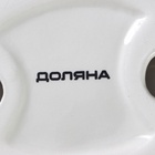 Конфетница Доляна «Зайка», 240 мл, 21.5×12.5×11.5 см, доломит, голубая - Фото 6