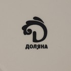 Конфетница Доляна «Зайка», 13.3×21.5 см, доломит, розовая - Фото 4