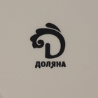 Конфетница Доляна «Зайка», 13.3×21.5 см, доломит, розовая - Фото 4