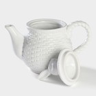 Чайник заварочный Доляна «Зайка», 800 мл, цвет белый - Фото 3