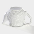 Чайник заварочный Доляна «Зайка», 800 мл, цвет белый - Фото 5
