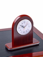 Набор настольный 7 в1 (карандашница, подставка для ручек, визитница, часы Д-009, этажерка, нож, подставка) - Фото 5