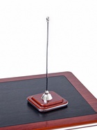 Набор настольный 7 в1 (карандашница, подставка для ручек, визитница, часы Д-009, этажерка, нож, подставка) - Фото 6