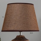 Настольная лампа "Анисия" Е14 40Вт коричневый с золотой патиной 22х22х36 см - фото 21770984