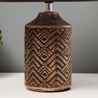 Настольная лампа "Анисия" Е14 40Вт коричневый с золотой патиной 22х22х36 см - фото 21770985