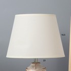 Настольная лампа "Аурика" Е14 40Вт белый с золотой патиной 22х22х33 см RISALUX - фото 39188167