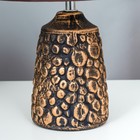 Настольная лампа "Аурика" Е14 40Вт черный с золотой патиной 22х22х33 см - Фото 5
