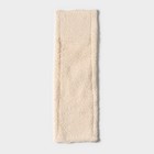 Насадка для плоской швабры Доляна «Пастель», 42×12 см, микрофибра, 60 гр, цвет бежевый - фото 319054384