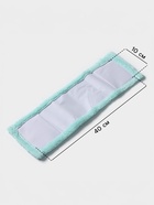 Насадка для плоской швабры «Доляна. Пастель», 40×10 см, микрофибра, 60 г, мятная - Фото 2