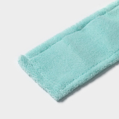 Насадка для плоской швабры «Доляна. Пастель», 40×10 см, микрофибра, 60 г, мятная