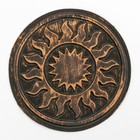 Нашивка с термопечатью «Символ в солнце», богатырь, 16 см - фото 319896476
