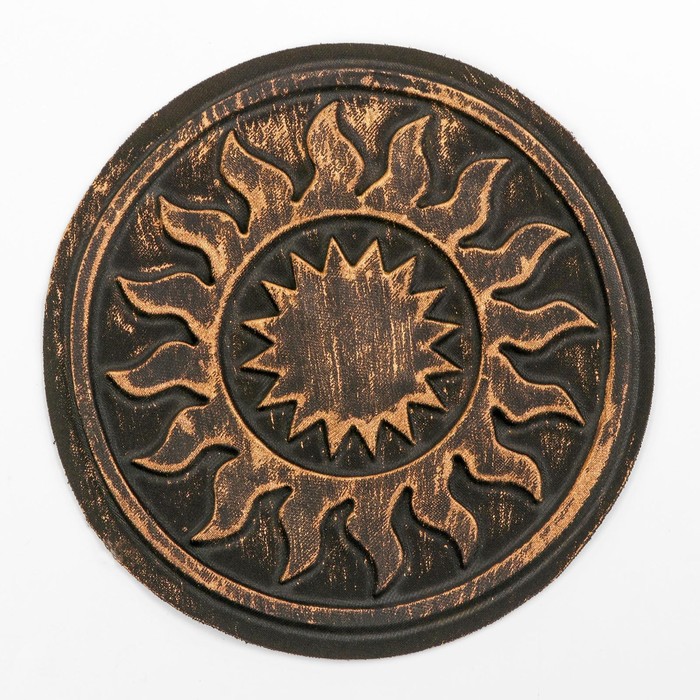 Нашивка с термопечатью «Символ в солнце», богатырь, 16 см - Фото 1