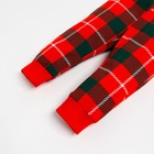 Набор новогодний: боди, штукианишки и шапочка Крошка Я «Клетка», рост 74-80 см 9150145