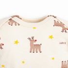 Комплект: джемпер и брюки Крошка Я "Merry Xmas", рост 62-68 см, цвет бежевый - Фото 2