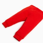 Комплект: джемпер и брюки Крошка Я «Новогодние зверята», рост 62-68 см, цвет красный/белый - Фото 8