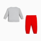 Комплект: джемпер и брюки Крошка Я «Мой первый НГ», рост 62-68 см, цвет красный/серый - Фото 10