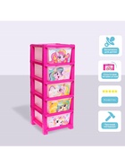 Комод пластиковый «Милые единорожки», 5 секций - Фото 4