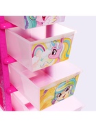 Комод пластиковый «Милые единорожки», 5 секций - Фото 5