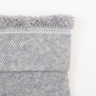 Колготки детские махровые, цвет светло-серый меланж, рост 86-92 см - фото 24579359