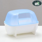 Туалет для грызунов «Пижон», 10.2×7.2×7.2 см, пластик, синий - Фото 3