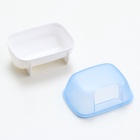 Туалет для грызунов «Пижон», 10.2×7.2×7.2 см, пластик, синий - Фото 7