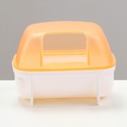 Туалет для грызунов «Пижон», 10.2×7.2×7.2 см, жёлтый - Фото 2