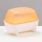 Туалет для грызунов «Пижон», 10.2×7.2×7.2 см, жёлтый - Фото 3