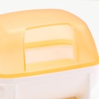 Туалет для грызунов «Пижон», 10.2×7.2×7.2 см, жёлтый - Фото 4