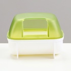Туалет для грызунов «Пижон», 10.2×7.2×7.2 см, пластик, зелёный - Фото 4