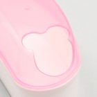 Туалет-туннель с лопаткой для грызунов "Пижон", 14,5 х 7 х 7 см, розовый - Фото 3