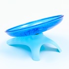Беговая тарелка Carno для грызунов, 18 х 18 х 11 см, синяя - фото 9826498