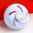 Колесо для грызунов, 11 см, тихое, с металлическим стержнем, пластик, синее - Фото 2