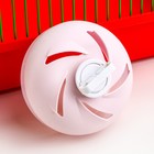 Колесо для грызунов, 11 см, тихое, пластик, розовое - Фото 2