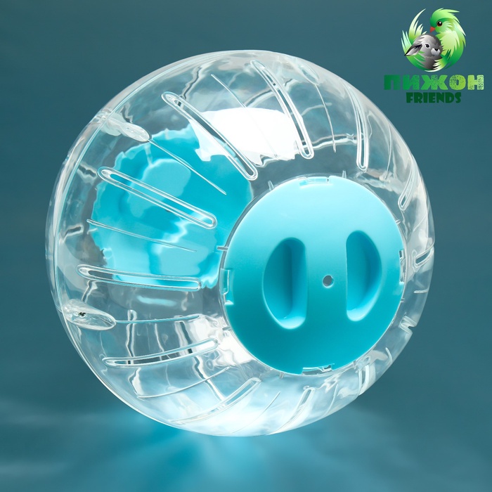 Шар для грызунов Carno, 18.5 см, синий - Фото 1