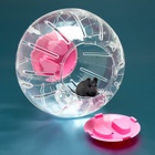 Шар для грызунов Carno, 18,5 см, розовый - Фото 3