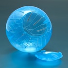 Шар для грызунов «Пижон», 12 см, синий - Фото 3