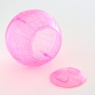 Шар для грызунов "Пижон", 12 см, розовый - Фото 5
