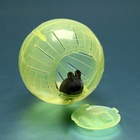 Шар для грызунов «Пижон», 12 см, жёлтый - Фото 4