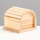 Домик для грызунов деревянный,  11 х 10 х 9 см - фото 9507995